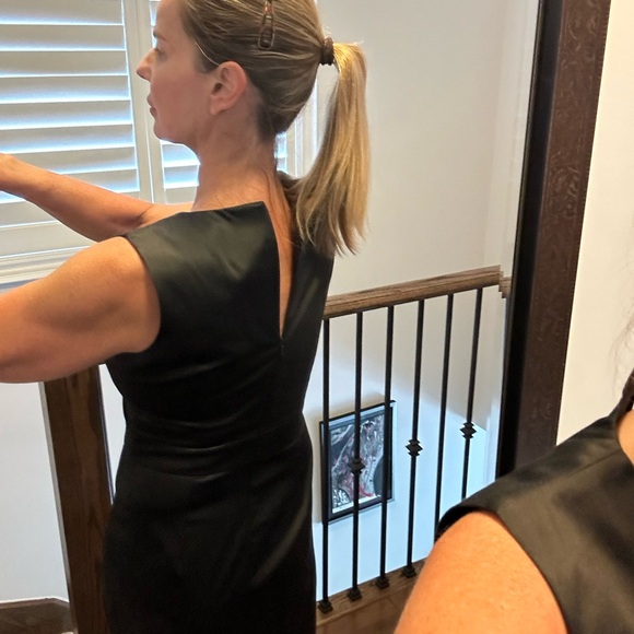 Mexx Black Satin High Collar Dress. Super Versatile! Worn once! Like New! - Picture 9 of 11